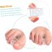Hemoton 8pcs Silicone Toe Separator Set for Manicures - Nail Tools for Toe Protection and Alignment - Buy Online on GoSupps.com