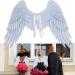 Zerodis Large Angel Wings for Halloween Party Costume - Adult & Kids Fairy Wings in White - 50x29x1cm - Buy Online on GoSupps.com