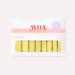 AVOA Beauty Mellow Yellow Nail Foil - Opaque Pastel Yellow Self-Adhesive Nail Wraps | Long-Lasting 16 Pack - Buy Online on GoSupps.com