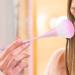 Blush Brush - Blush Makeup Loose Powder Brush | Nail & Cosmetic Brushes Face Makeup Tool for Flawlessly Contouring & Defining pink - Buy Online on GoSupps.com