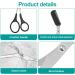 UCUNJIA 4 Pieces Eyebrow Scissors with Comb Professional Precision Eyebrow Trimmer Scissors Eyebrow Trimmer Scissors with Comb and Anti-Slip - Buy Online on GoSupps.com