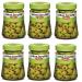 Italian Gourmet ER 6x DAmico Olive Verdi Farcite con Pasta di Peperoni green olives in brine Filled with pepperoni paste 290 g