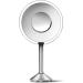 simplehuman 8 Pro Round Sensor Makeup Mirror - 5x + 10x Dual Magnification - Rechargeable & Cordless - Brushed Stainless Steel - Buy Online on GoSupps.com