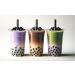 Snackathon Instant Boba Bubble Tea Kit - 4 Flavor Variety Authentic Brown Sugar Tapioca Ready in 1 Minute Straws Included - 12 Servings Gift Box - Buy Online on GoSupps.com
