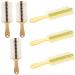 SAFIGLE 6pi ces Peigne pour Chevelu Sec avec Dents Fines limine les Pellicules Lentes Manche Long pour Cheveux pais Outil de Toilettage pour Gar on Fille Adultes et Animaux