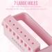 MAKARTT Nail Drill Bit Holder & Storage Case - Pink | 7 Anti-Slip Holes, Detachable Stand, Organize Nail Tech Supplies - Buy Online on GoSupps.com
