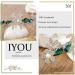 IYOU Shiny Crystal Wedding Headband Rhinestone Green Hair Band Leaf Vintage Prom Bridal Hair Accessories for Women - Buy Online on GoSupps.com