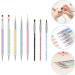 FRCOLOR 3d Nail Gel Sets Nail Pen polly gel nail gel 3d gel Wear- resistant nail painting kits Portable Nail Household Nail Household Dotting abs suite 2- Way Dotting Pens - Buy Online on GoSupps.com
