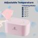 Black Orchid Co. Portable Baby Wipe Warmer with Temp Control and LCD Display - 5 Heat Settings, Heats Up Diaper Wipes, Pink - Buy Online on GoSupps.com