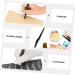 LALADEFIEE Hand Pen Portable Permanent Pen Household Pen Eyebrow Tools Black Plastic - Buy Online on GoSupps.com