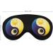 Yin Yang Sun Moon Sleep Mask | Adjustable Strap Eye Cover for Sleeping | Blocks Light for Night Travel and Naps | Men and Women - Buy Online on GoSupps.com
