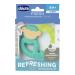 Chicco Teething Ring Fresh&Relax Monkey/Sloth (4M+) - Sterile Water Filled | International Shipping Available - Buy Online on GoSupps.com
