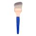 Bdellium Tools Professional Makeup Brush - Golden Triangle 971 Large Slanted Double Dome Blender - With All Vegan and Soft Synthetic Fibers For Foundation Application & Blending (Blue 1pc)