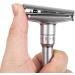 QSHAVE Adjustable Double Edge Safety Razor with Titanium Coated Blades - Buy Online on GoSupps.com