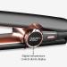 Professional Hair Straightener - 260 F Ceramic Temp Control & Power Generation - All Hair Types - Black & White - Buy Online on GoSupps.com