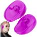 Besreey Silicone Ear Covers for Hair Styling - Ear Shield Protective Cover | Ear Protectors Ear Shower Covers Reusable Hair Dye Earmuffs Silicone for Home Salon Barber Purple - Buy Online on GoSupps.com