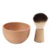 Premium-shaving brush set made of animal hair imitation foam shell durable quick drying easy to clean effective cleaning light portable ideal gift for men