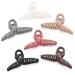 5.1 Inch Big Hair Clips 6 Pack Extra Large Hair Clips for Women Claw Clips for Thick Hair Butterfly Hair Clips for Long Curly Hair Durable Matte Jumbo Claw Clip Hair Accessories for Women & Girls Claret