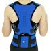 Shoulder Scoliosis Orthopedic Back Brace Spine Magnet Support Poor Posture Correction Belt Women Men Blue L