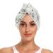 Parrot Birds Hair Towel 2 Pack Super Absorbent Hair Drying Towel Quick Dry Hair Turbans Head Towel with Button Twisty Wrap for Women Girls