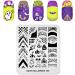 Shop KADS Halloween Nail Plates - Nail Art Stamping Kits with Pumpkin Bat & Skull Designs for DIY Decoration - Buy Online on GoSupps.com