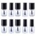 POPETPOP POPETPOP Nail Gel Nail Polish Replacement Bottle 20 Pieces Travel Glass Round Glass