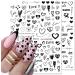 Fashion Romantic Self-Adhesive Heart Love Nail Art Decorations Manicure Accessories Nail Stickers Valentine's Day Decals(4) Style4 - Buy Online on GoSupps.com