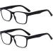 Wise Eyewear 2 Pack Multi Focus Progressive Reading Glasses No Line 3.0 Power - Black - Shop Internationally - Buy Online on GoSupps.com