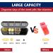 Doruimi Weekly Pill Box Organiser- 7 Day 4 Times A Day Pill Planner with 28 Compartments - Full Black - Buy Online on GoSupps.com