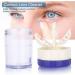 Sclera Contact Lens Case Plastic Contact Lens Cleaning Lenses Case Barrel Shaped Contact Lens Cleaning Container Fashion Manually Cleaner Washer for Everyday Use - Buy Online on GoSupps.com