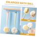 BELLIFFY Exfoliating Bath Brush Loofah Scrubber for Men - Shower Body Brush with Handle - Buy Online on GoSupps.com