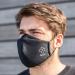 Muc-Off Black Reusable Face Mask Large - Adjustable with Mid-Layer Filter - Washable Up To 20 Times (Pack of 1) - Buy Online on GoSupps.com