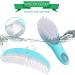 LUNIQI Baby Brush and Comb Set - Soft Bristles for Newborn Cradle Cap Care (Blue) - Buy Online on GoSupps.com