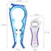5-in-1 Glass Opener Gripper Kit | Easy Bottle Opener for Children & Seniors | Arthritis-Friendly Silicone Hand Aid - Blue - Buy Online on GoSupps.com