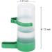 Lamoutor 4Pcs Bird Water Feeder - Plastic Drinker for Parrots, Budgie, Cockatiel, Lovebirds - Buy Online on GoSupps.com