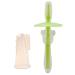 Baby finger toothbrush and first silicone toothbrush