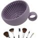 Brush Cleaner Pads Makeup Brush Cleaner Bowl Silicone Make Up Cleaner Portable Washing Cosmetic Bowls Easy To Clean Makeup Brush Bowls Brush Washing Bowl For Girls Fast Make Up Cleaning Lavender - Buy Online on GoSupps.com