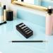 Taille-crayon Manuel 2 Pi ces Noir 5 Trous pour Crayons L vres Sourcils et Eyeliner Aiguiseur Pr cision Professionnelle avec Couvercle Outil Maquillage Compact pour - Buy Online on GoSupps.com