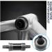 Hoypeyfiy BB-UN26 Square Taper Bottom Bracket 68 * 123/127 / 110mm (Black 1Pcs) 68*110 - Buy Online on GoSupps.com