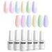 Vishine Pastel Gel Nail Polish Set - Spring Summer Candy Color Gel Polish Soak Off Gel Polish Set Nail Lamp Required 8ml Each Bottle Decorations Nail Art Gifts Box