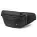 WATERFLY Fanny Pack for Men Women Water Resistant Large Hiking Waist Bag Pack Carrying All Phones for Running Walking Traveling Large Black