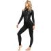 Roxy Women's 3/2 Prologue Back Zip Fullsuit Black 6 - High Performance Wetsuit - Buy Online on GoSupps.com