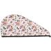 Buy Cute Spring Birds and Flowers Microfiber Hair Towel - Soft Super Absorbent Wrap for Long Curly Hair | Quick Dry Coral Velvet for Women - Buy Online on GoSupps.com