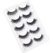 Lovrio 5 Pairs 3D Faux Mink False Eyelashes Natural Fluffy Thick Volume False Lashes Reusable Handmade Soft Mink Lashes - Buy Online on GoSupps.com
