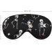 Dancing Music Skeletons Sleep Mask - Adjustable Eye Cover for Men and Women | Block Light for Night Travel and Nap - Buy Online on GoSupps.com