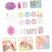 minkissy Kids Nail Kit 3 Sets Children's Nail Art Toys Makeup Toy Nails Kit Kids Fake Nails Makeup Kit Nail Tool Kit Nail Kits Fake Nail Kit for Kid Plastic Manual Nail Stickers Toddler - Buy Online on GoSupps.com