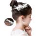 DOITOOL Rhinestone for Hair Pearl Hair Pin Crystal Headpiece Bridal Wedding Headpiece Wedding Rhinestone Crystal Ab Rhinestones Wedding Hair Clips Leaf Accessories Bride - Buy Online on GoSupps.com