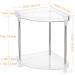 Argox 2-Layer Transparent Bathroom Organizer | Countertop Storage Solution for Bathroom Finishing | Under Sink Storage Shelf for Bathroom Essentials - Buy Online on GoSupps.com