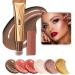 Blush Highlighter Concealer Stick | Multifunctional Makeup Pen | Liquid Face Contour | Peach Pink - Buy Online on GoSupps.com