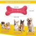 Peteast Dog Toys Durable Dog Chew Toys for Aggressive Chewers Bacon Flavored Tough Natural Rubber & Teeth Cleaning Chewing Bones for Large/Medium/Small Dogs - Buy Online on GoSupps.com
